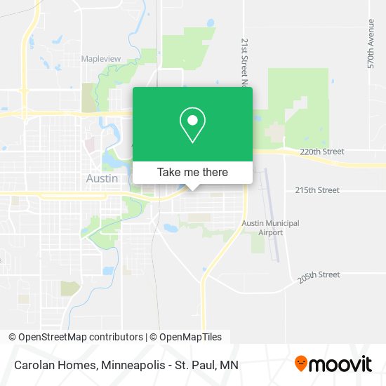 Carolan Homes map
