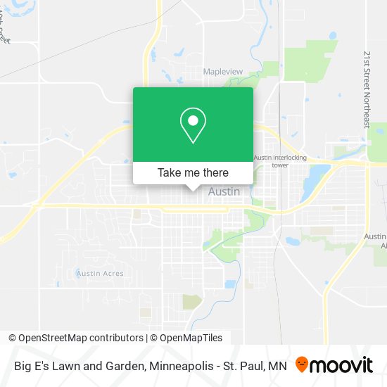 Big E's Lawn and Garden map