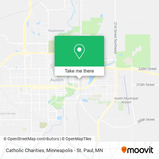 Catholic Charities map