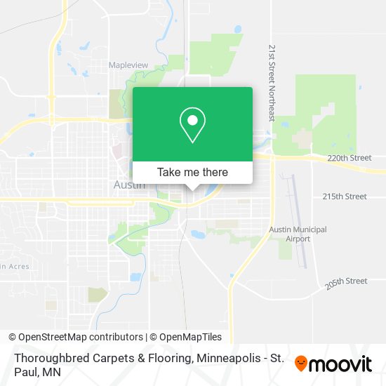 Mapa de Thoroughbred Carpets & Flooring