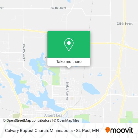 Mapa de Calvary Baptist Church