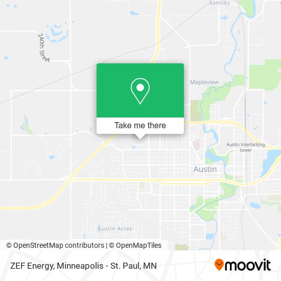 Mapa de ZEF Energy