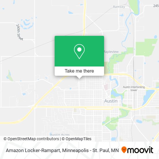 Amazon Locker-Rampart map