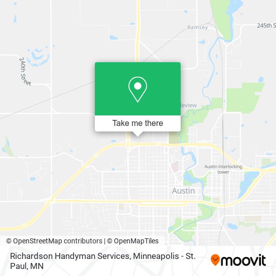 Richardson Handyman Services map