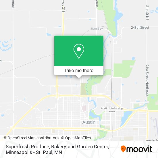 Mapa de Superfresh Produce, Bakery, and Garden Center