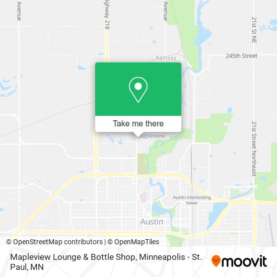Mapleview Lounge & Bottle Shop map