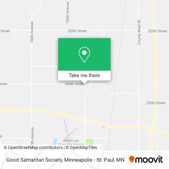 Good Samaritan Society map