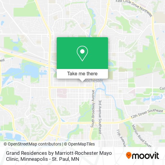 Grand Residences by Marriott-Rochester Mayo Clinic map