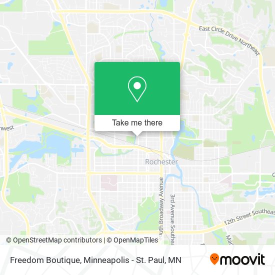 Mapa de Freedom Boutique