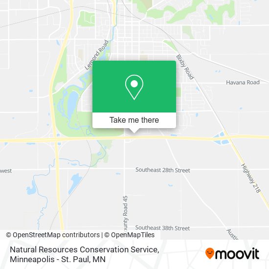 Mapa de Natural Resources Conservation Service