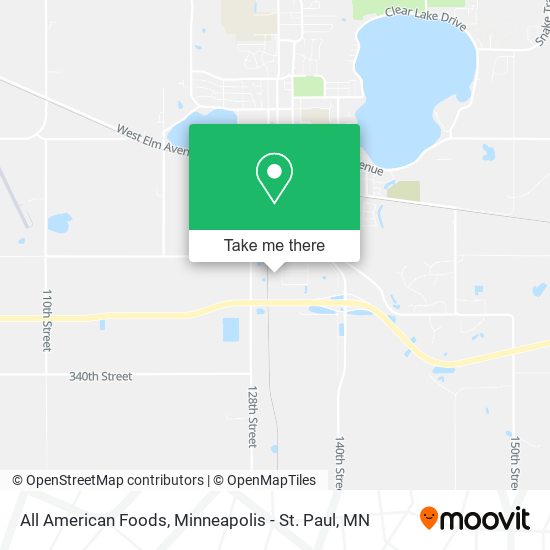 Mapa de All American Foods