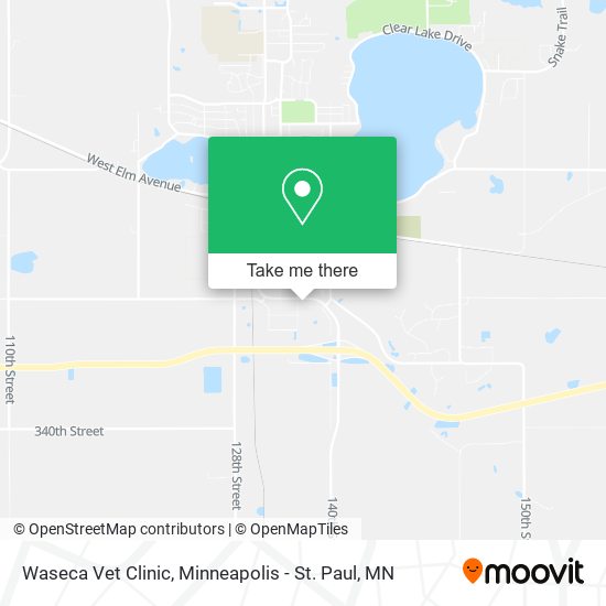 Waseca Vet Clinic map