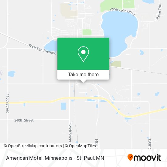 American Motel map