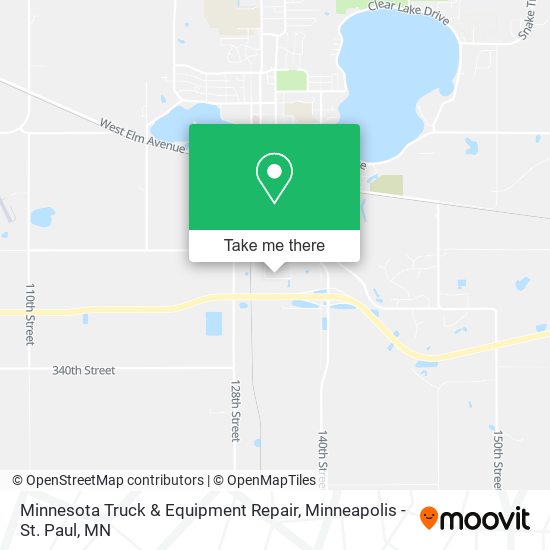 Mapa de Minnesota Truck & Equipment Repair