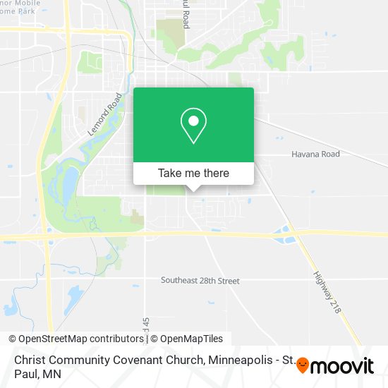 Christ Community Covenant Church map