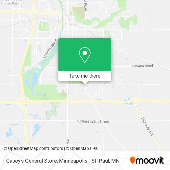 Casey's General Store map