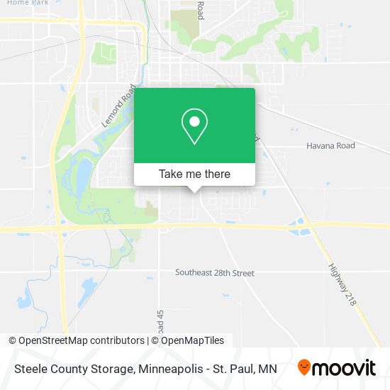 Steele County Storage map
