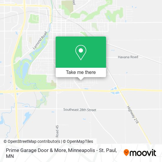 Mapa de Prime Garage Door & More