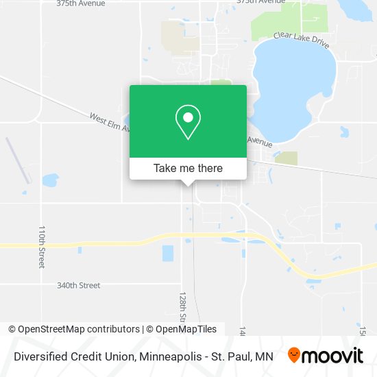 Mapa de Diversified Credit Union