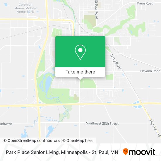 Park Place Senior Living map
