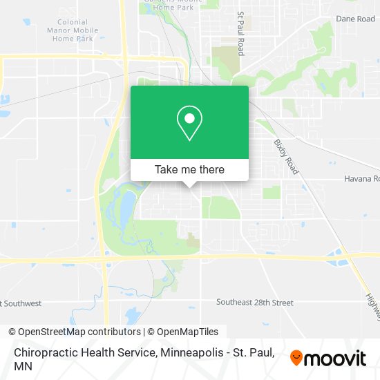 Mapa de Chiropractic Health Service