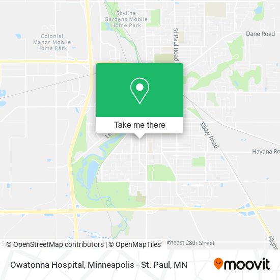 Mapa de Owatonna Hospital