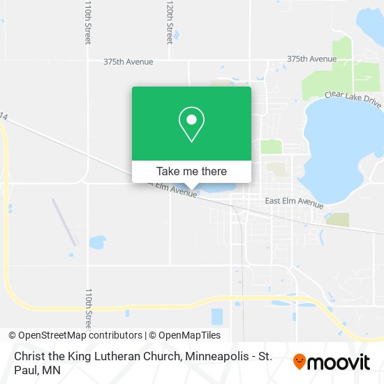 Christ the King Lutheran Church map