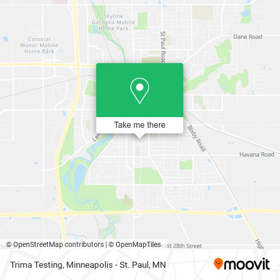 Trima Testing map