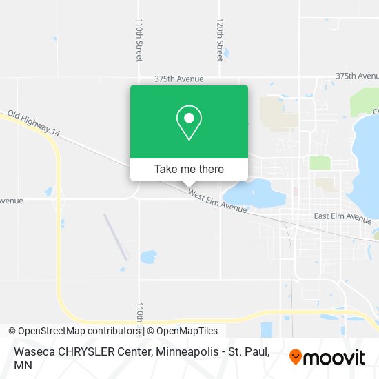 Waseca CHRYSLER Center map
