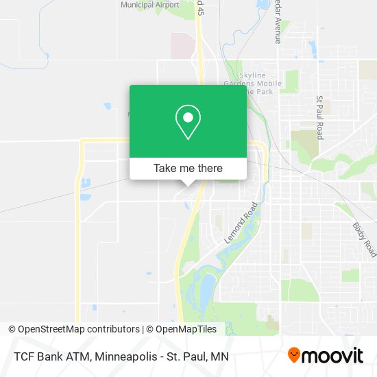 TCF Bank ATM map