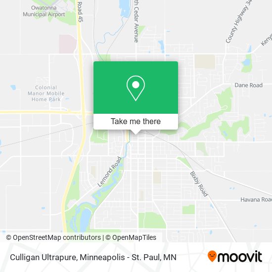 Mapa de Culligan Ultrapure