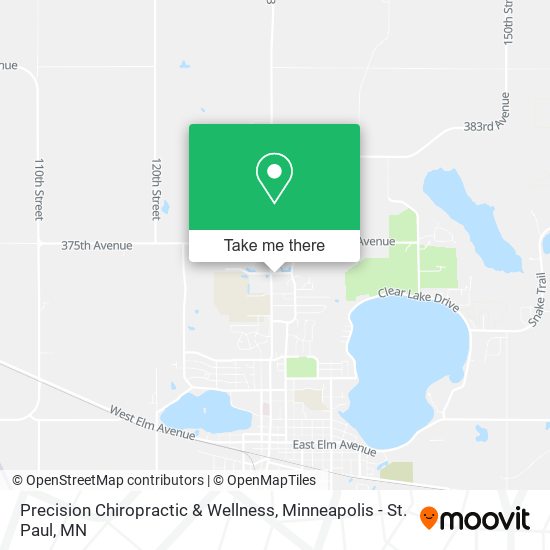 Mapa de Precision Chiropractic & Wellness
