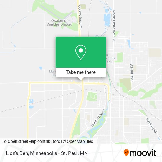 Lion's Den map