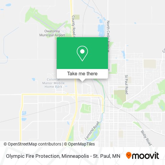 Olympic Fire Protection map