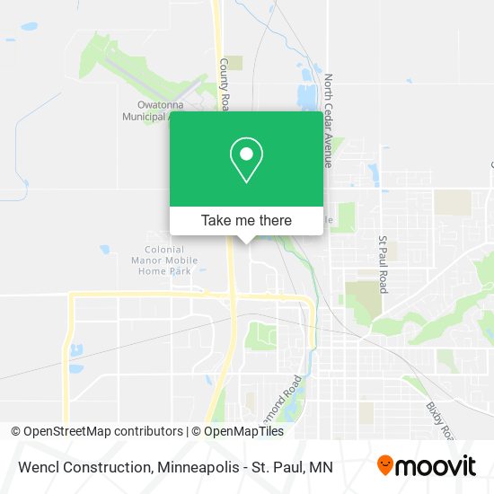 Wencl Construction map
