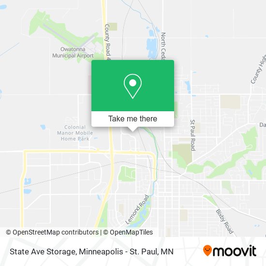 Mapa de State Ave Storage