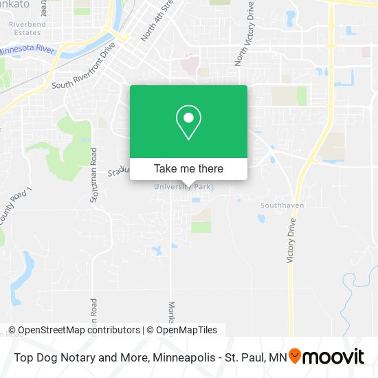 Mapa de Top Dog Notary and More