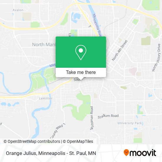 Orange Julius map