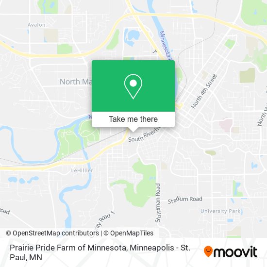 Prairie Pride Farm of Minnesota map