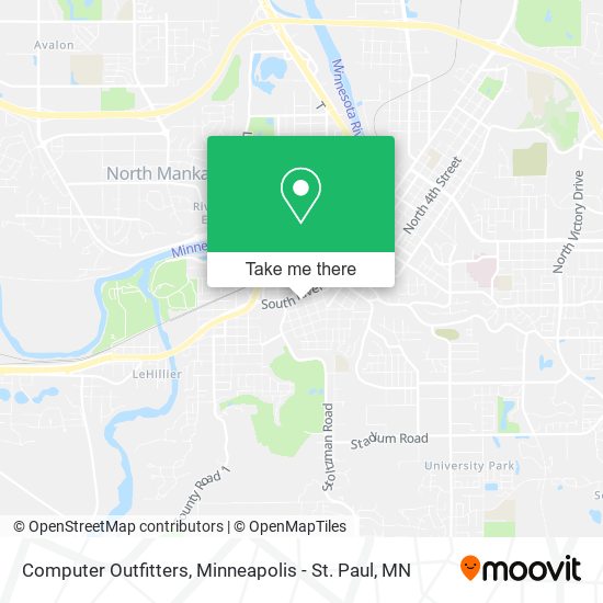 Computer Outfitters map