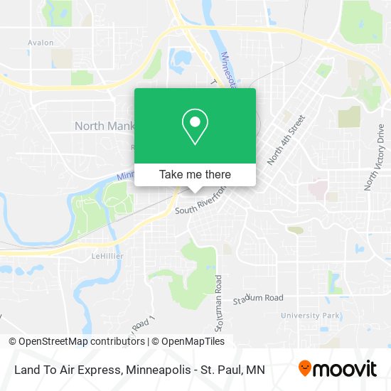 Land To Air Express map