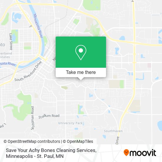 Save Your Achy Bones Cleaning Services map
