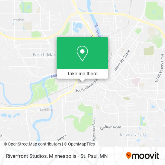 Mapa de Riverfront Studios