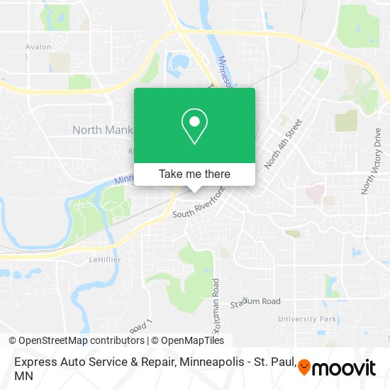 Express Auto Service & Repair map
