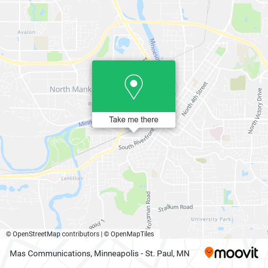 Mas Communications map