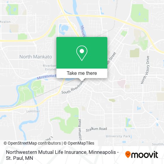 Mapa de Northwestern Mutual Life Insurance