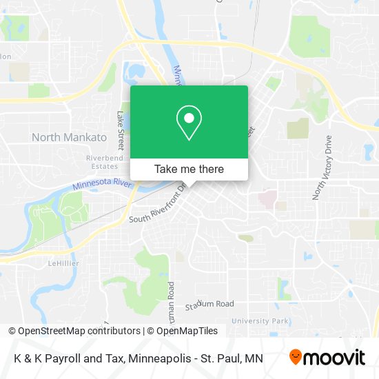 Mapa de K & K Payroll and Tax