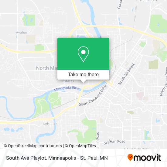 South Ave Playlot map