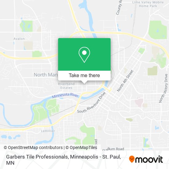 Mapa de Garbers Tile Professionals
