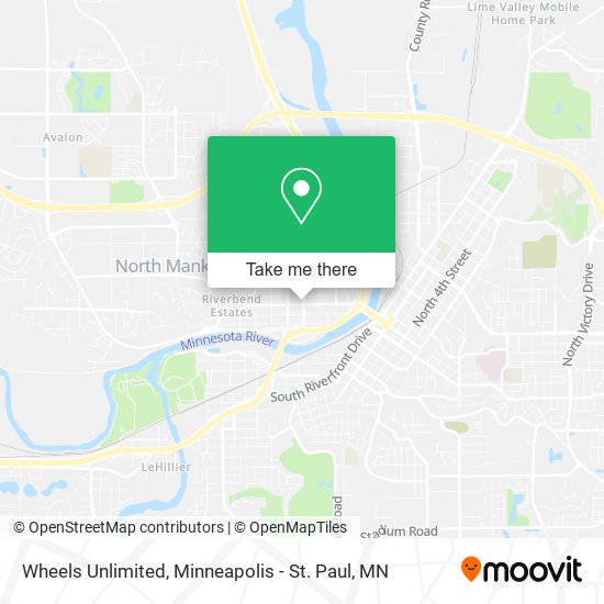 Wheels Unlimited map